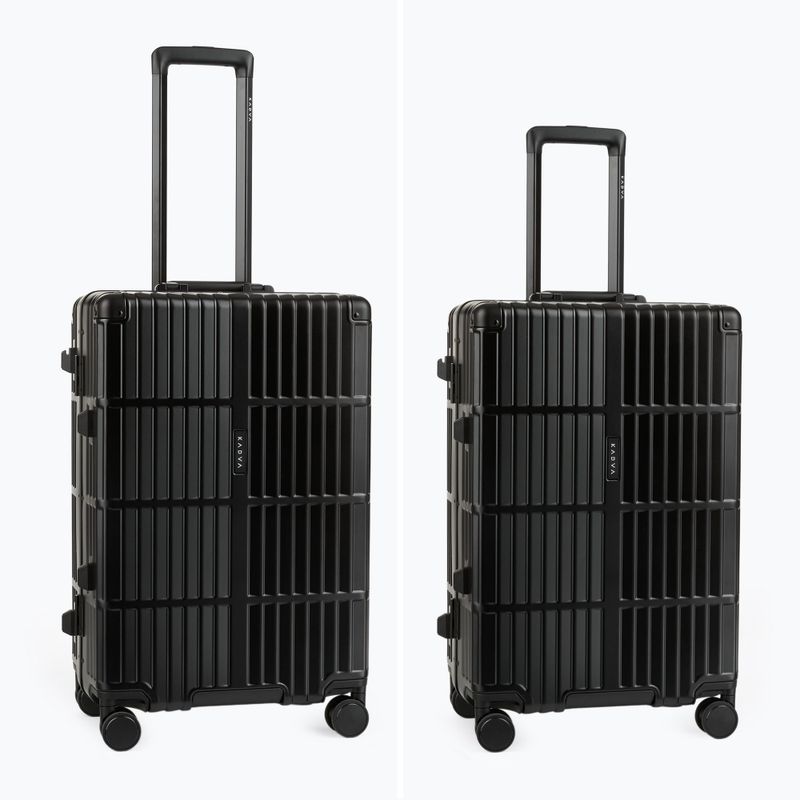 Medium travel suitcase Kadva Tigre 64l Black 6