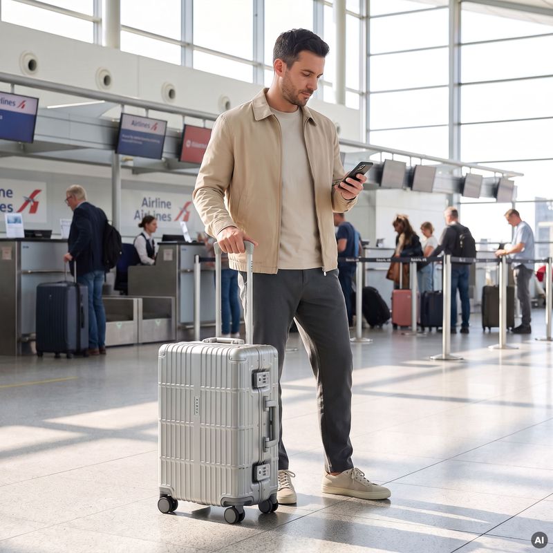 Cabin suitcase Kadva Tigre 37l Silver 14