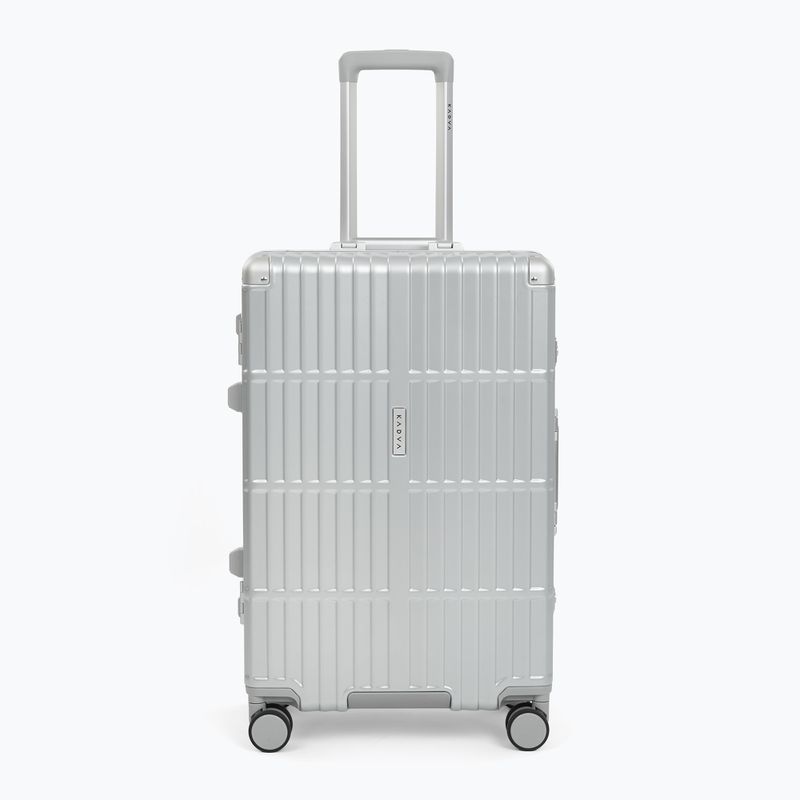 Medium travel suitcase Kadva Tigre 64l Silver