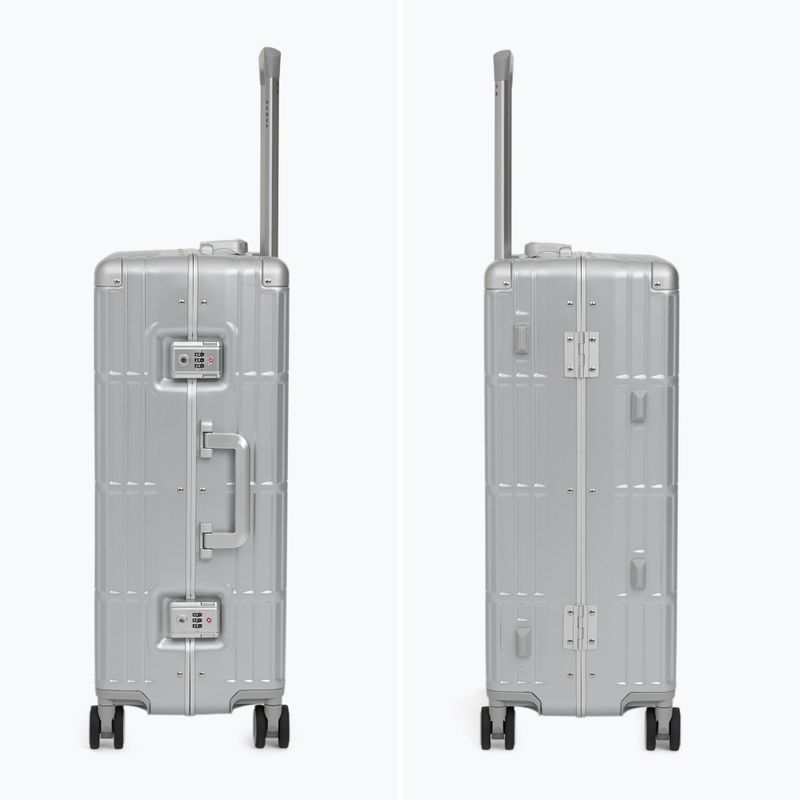Medium travel suitcase Kadva Tigre 64l Silver 5