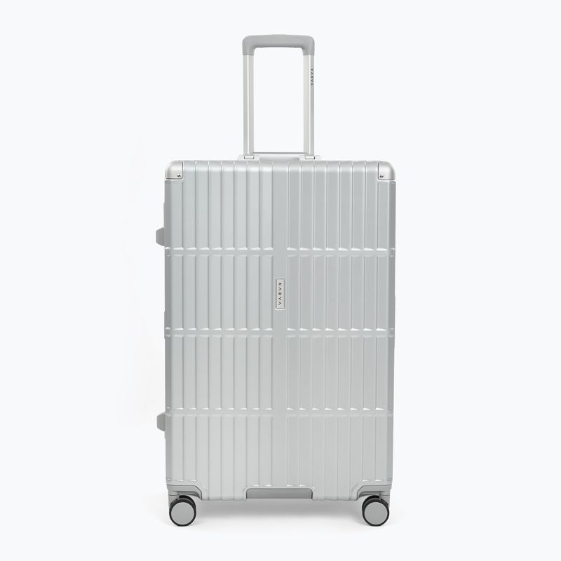Large travel suitcase Kadva Tigre 96l Silver