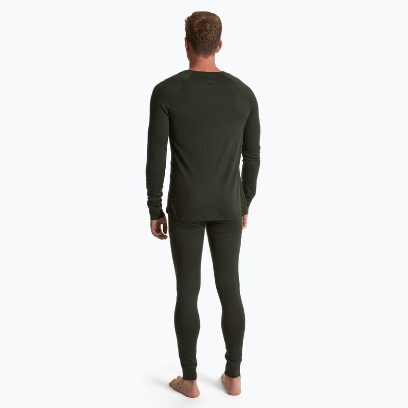 Men's thermal underwear set WOOLCANO Merino 100% SET0540 green 2