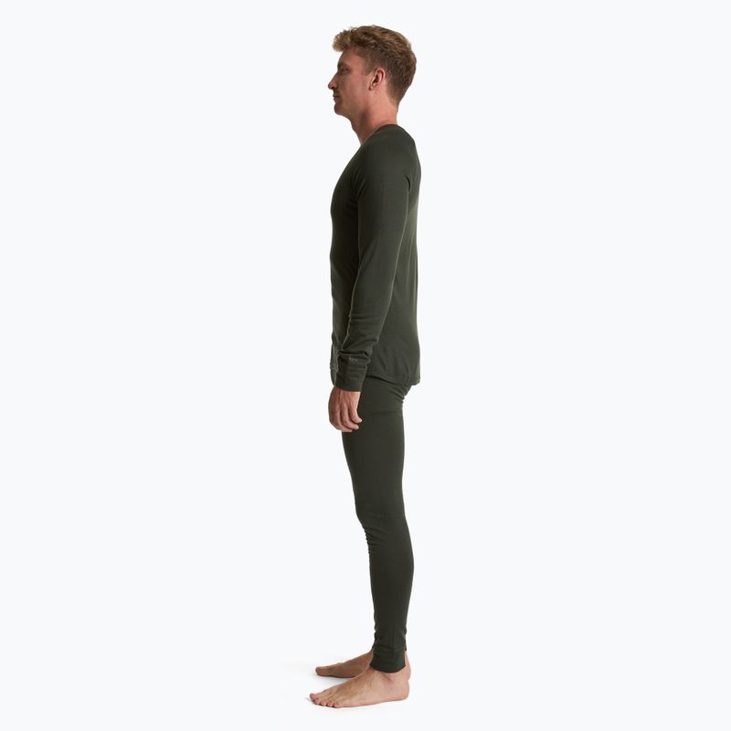 Men's thermal underwear set WOOLCANO Merino 100% SET0540 green 3