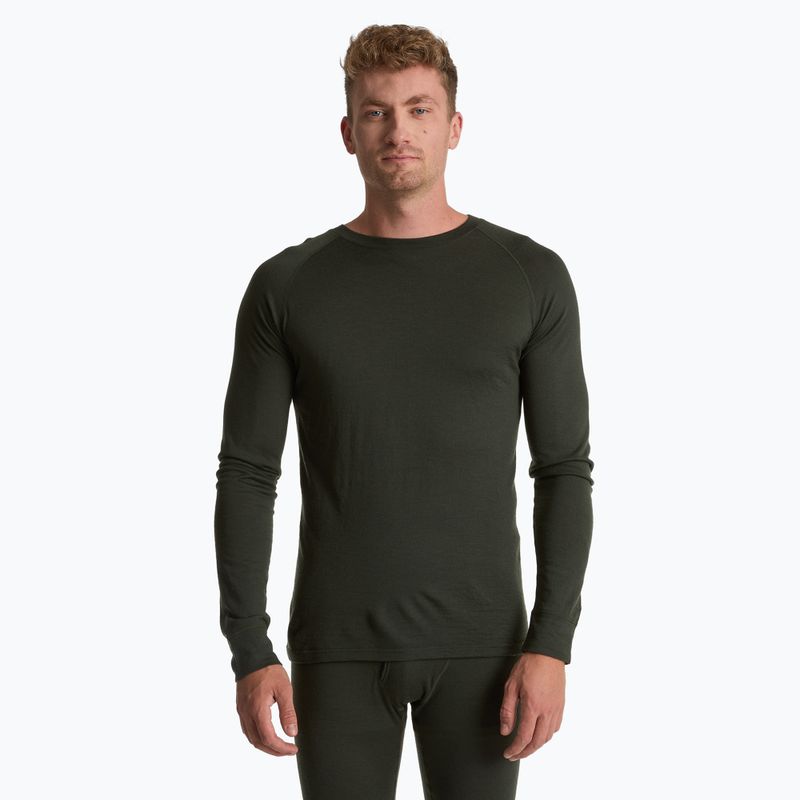 Men's thermal underwear set WOOLCANO Merino 100% SET0540 green 4
