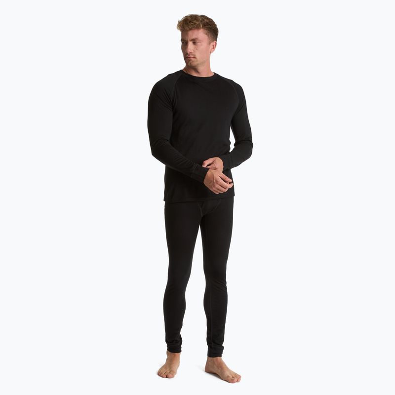Men's thermal sweatshirt 100% WOOLCANO MERINO TOP0538 black 2
