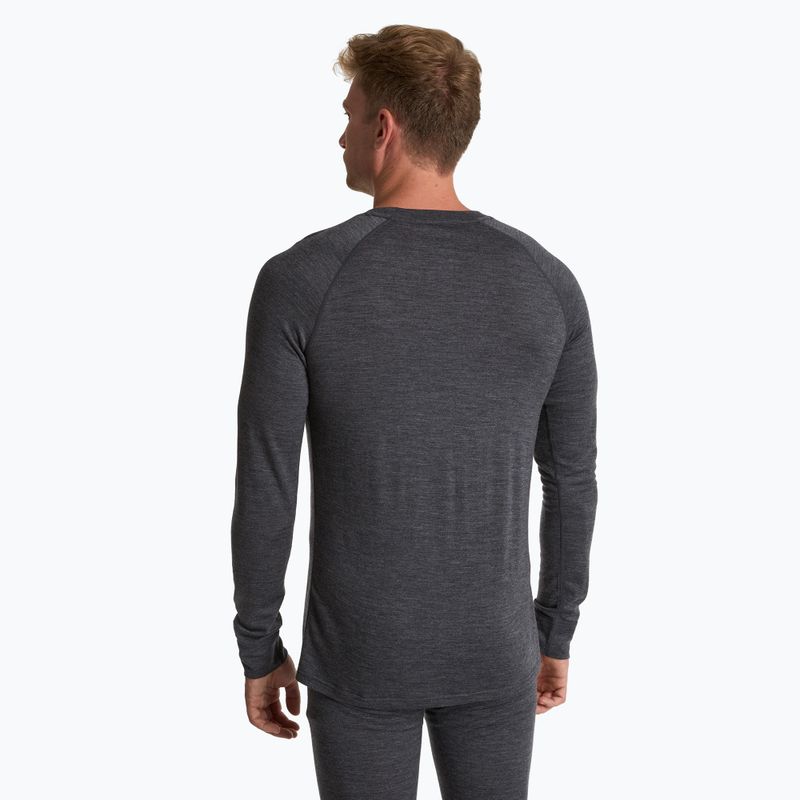 Men's thermal sweatshirt 100% WOOLCANO MERINO TOP0538 grey 3