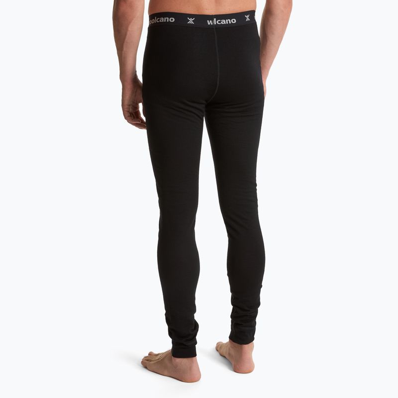 Men's thermal trousers WOOLCANO 100% Merion PANT0539 black 3