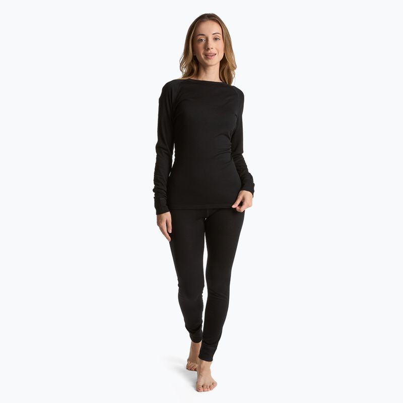 Women's thermal sweatshirt WOOLCANO 100% Merino TOP0541 black 2