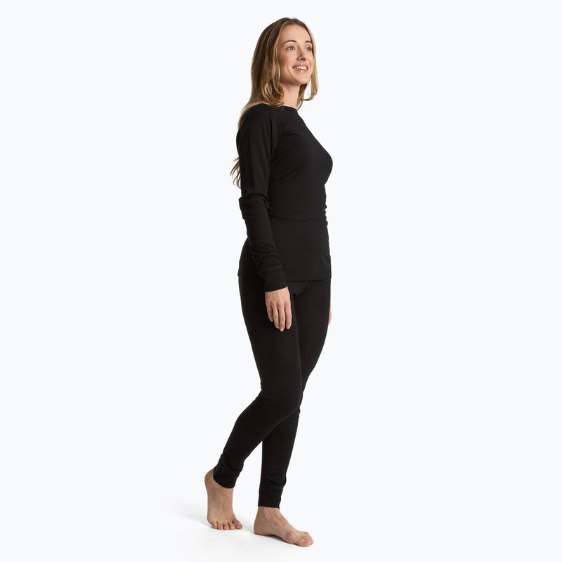 Women's thermal sweatshirt WOOLCANO 100% Merino TOP0541 black 4