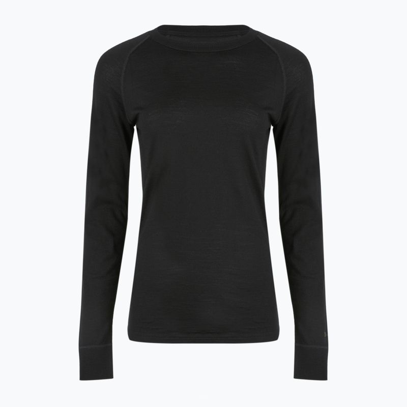 Women's thermal sweatshirt WOOLCANO 100% Merino TOP0541 black 7
