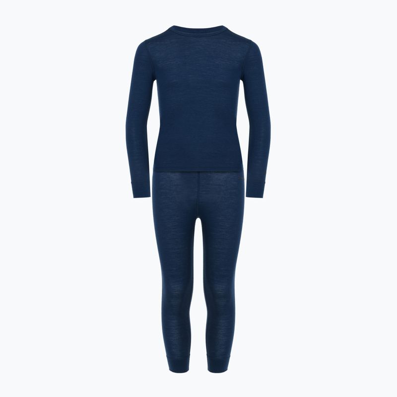 Children's thermal underwear set WOOLCANO Merino 100% SET0683 navy 2