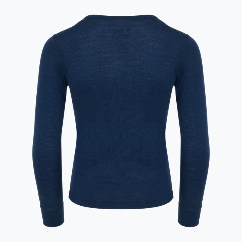 Children's thermal underwear set WOOLCANO Merino 100% SET0683 navy 5