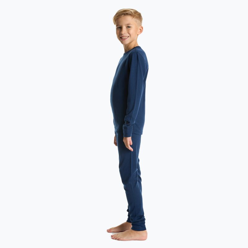 Children's thermal underwear set WOOLCANO Merino 100% SET0683 navy 2
