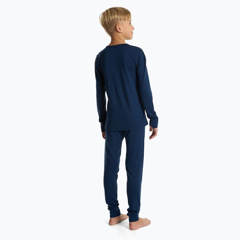 Children's thermal underwear set WOOLCANO Merino 100% SET0683 navy 3