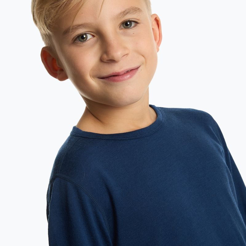 Children's thermal underwear set WOOLCANO Merino 100% SET0683 navy 5