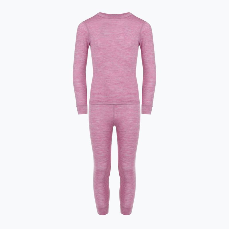 Children's thermal underwear set WOOLCANO Merino 100% SET0683 purple 2