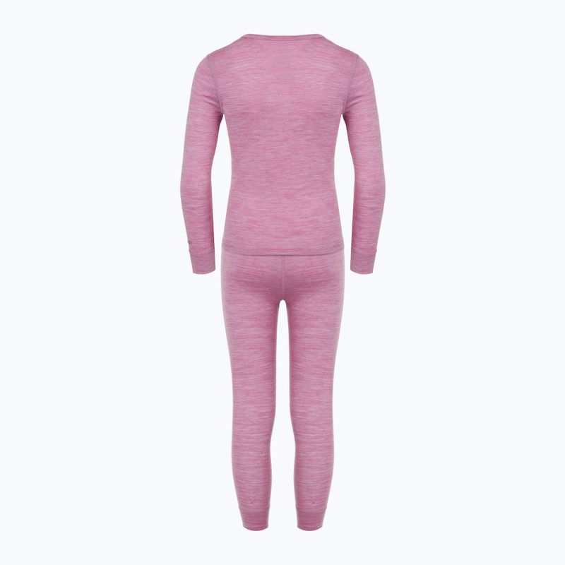 Children's thermal underwear set WOOLCANO Merino 100% SET0683 purple 3
