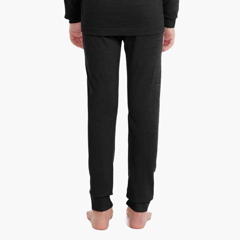 Children's thermal trousers WOOLCANO Merino 100% PANT0975 black 2