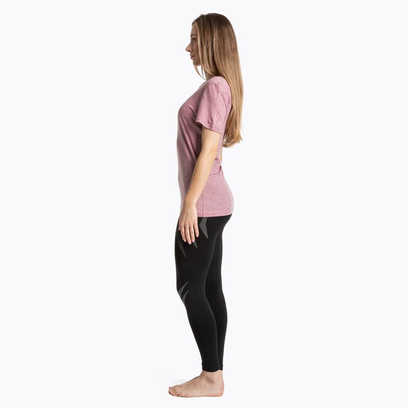 Women's thermal T-shirt WOOLCANO Merino TEE0547 purple 4