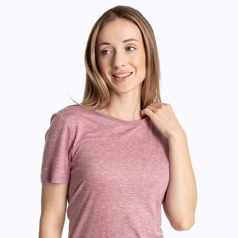 Women's thermal T-shirt WOOLCANO Merino TEE0547 purple 5