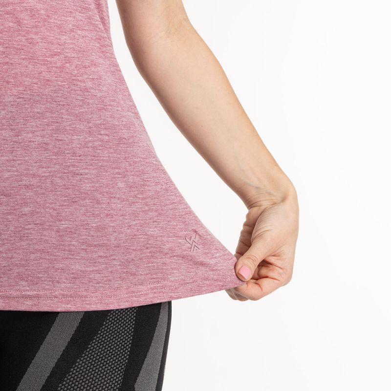 Women's thermal T-shirt WOOLCANO Merino TEE0547 purple 6