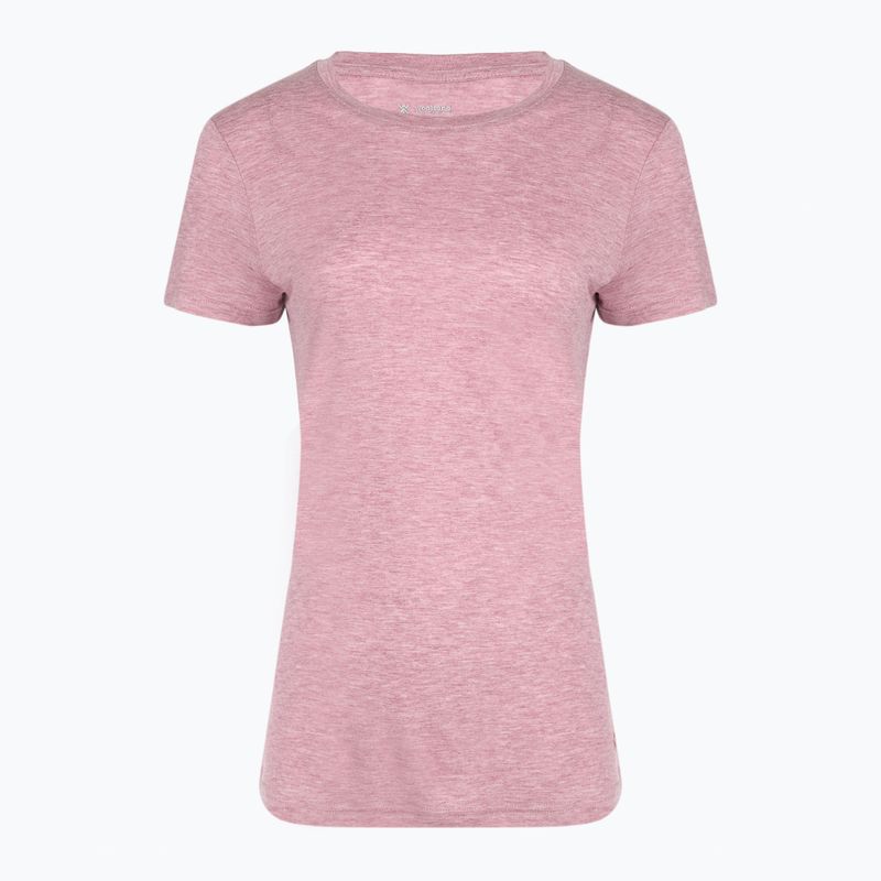 Women's thermal T-shirt WOOLCANO Merino TEE0547 purple