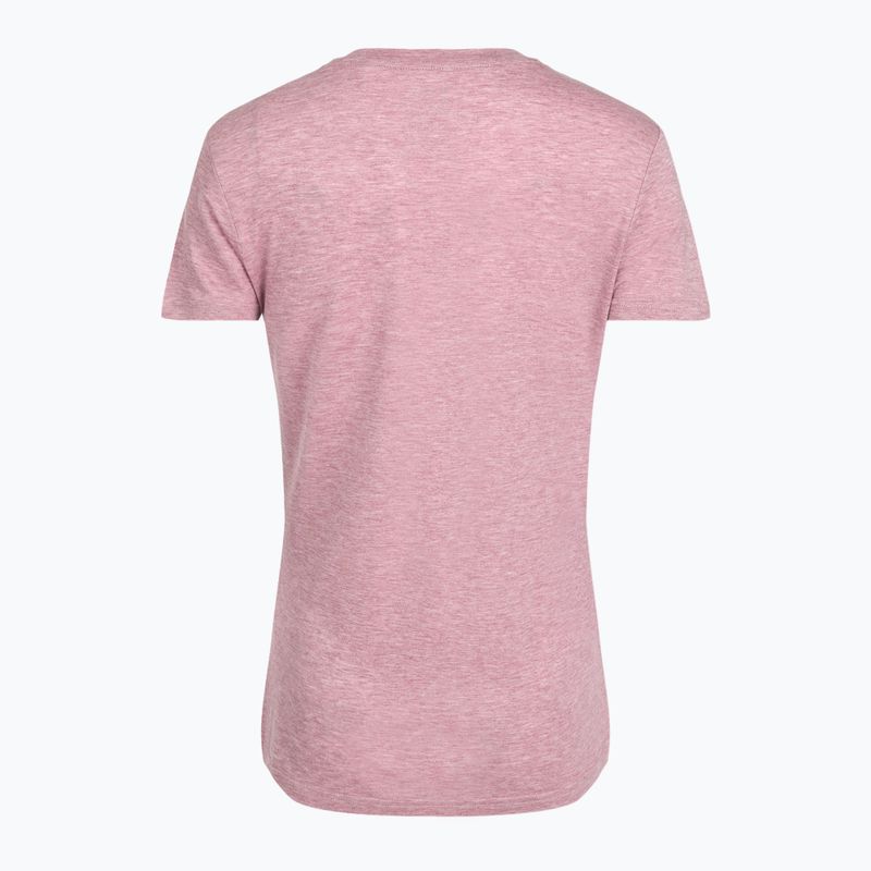 Women's thermal T-shirt WOOLCANO Merino TEE0547 purple 2