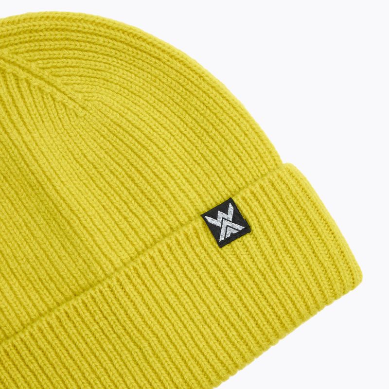 Cap WOOLCANO MERINO 100% HAT0440 yellow 3