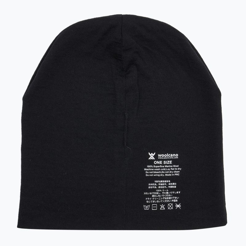 Cap WOOLCANO MERINO 100% HAT0441 black 5