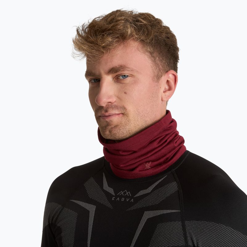 Snood WOOLCANO Merino 100% SPT24-33 maroon