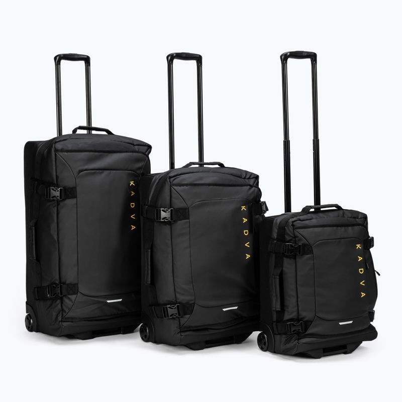 Medium travel suitcase KADVA Lazio 74 l black 24