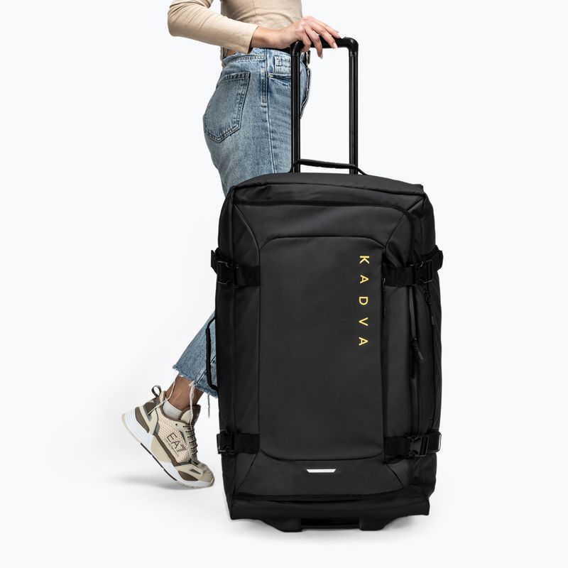 Large travel suitcase KADVA Lazio 102 l black 2