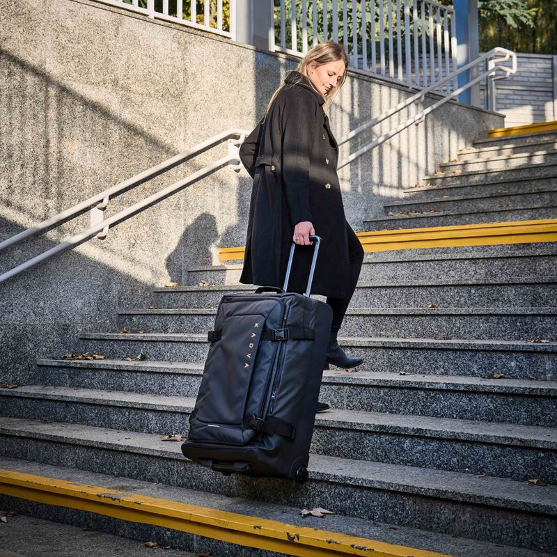 Large travel suitcase KADVA Lazio 102 l black 7