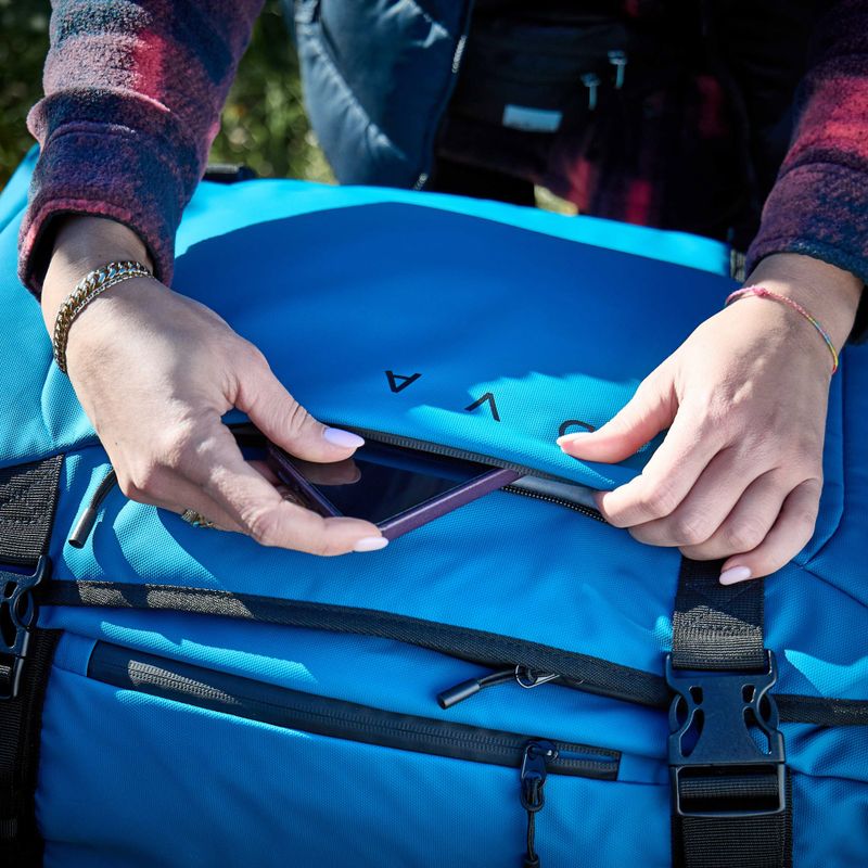 Large travel suitcase KADVA Lazio 102 l blue 10