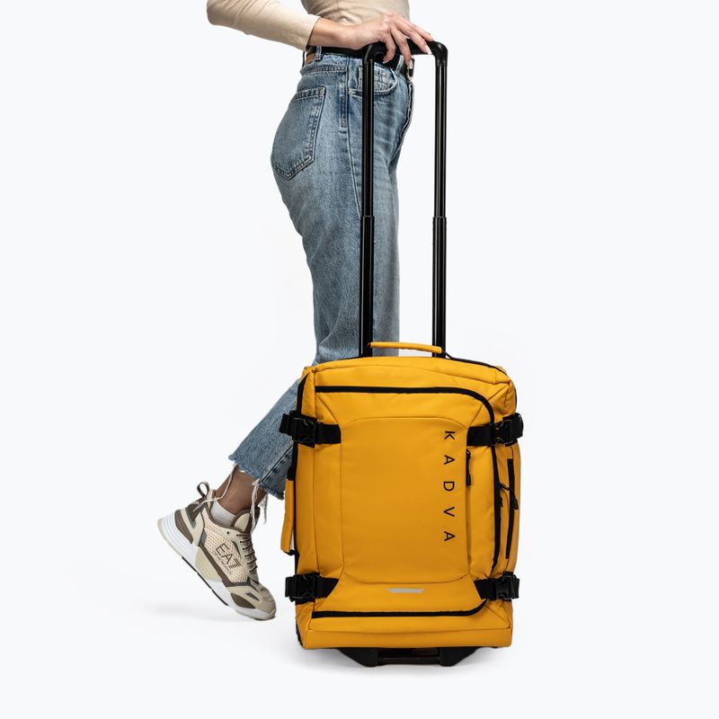 KADVA Lazio 44 l yellow cabin travel suitcase 2