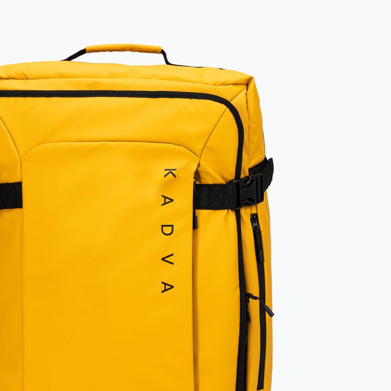 Large travel suitcase KADVA Lazio 102 l yellow 21