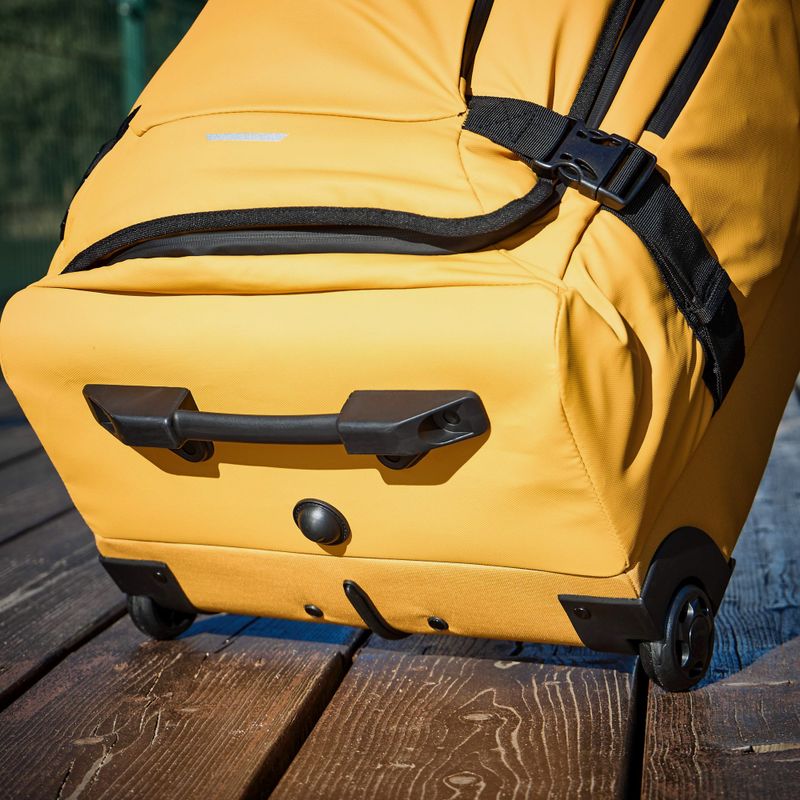 Large travel suitcase KADVA Lazio 102 l yellow 14