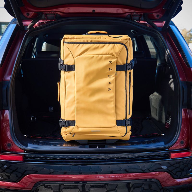 Large travel suitcase KADVA Lazio 102 l yellow 16