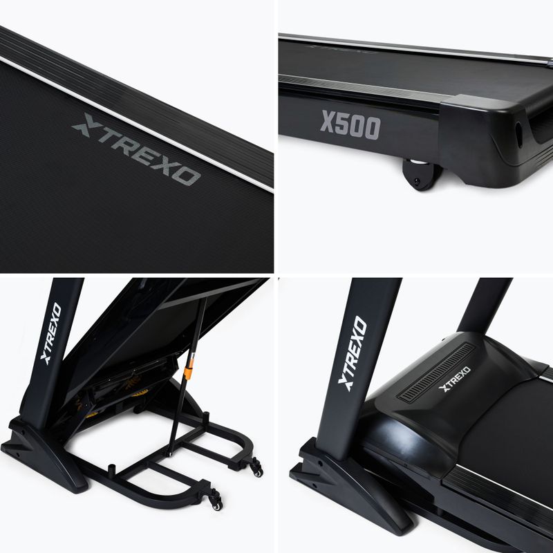 TREXO TXO-X500 electric treadmill black 20