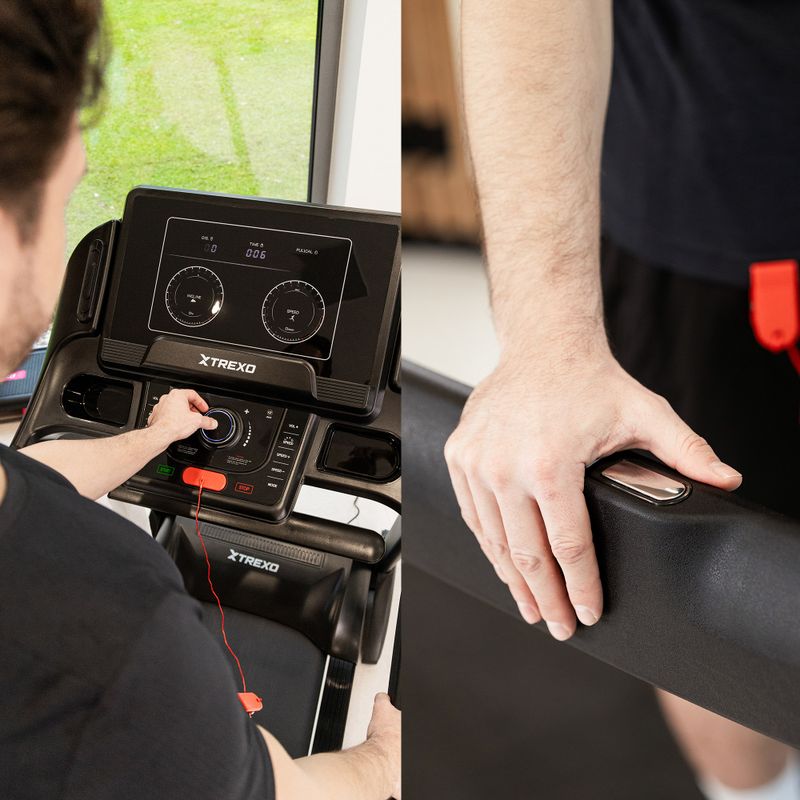 TREXO TXO-X500 electric treadmill black 4
