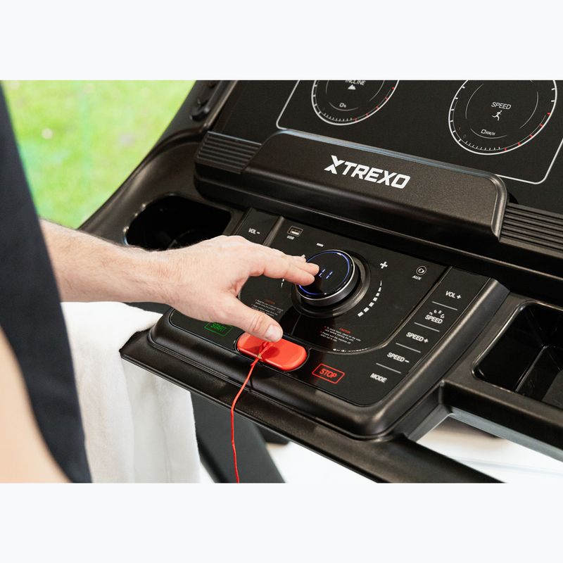 TREXO TXO-X500 electric treadmill black 5