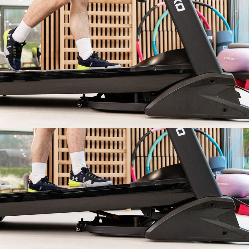 TREXO TXO-X500 electric treadmill black 6