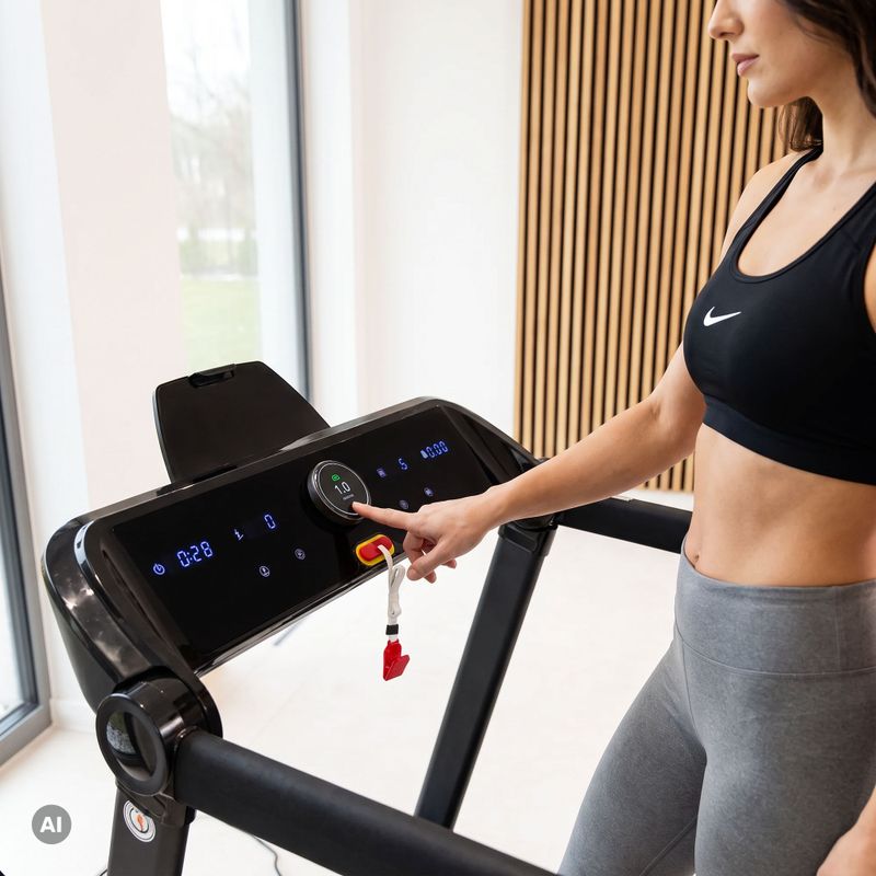 XTREXO TXO-X250-B electric treadmill black 4