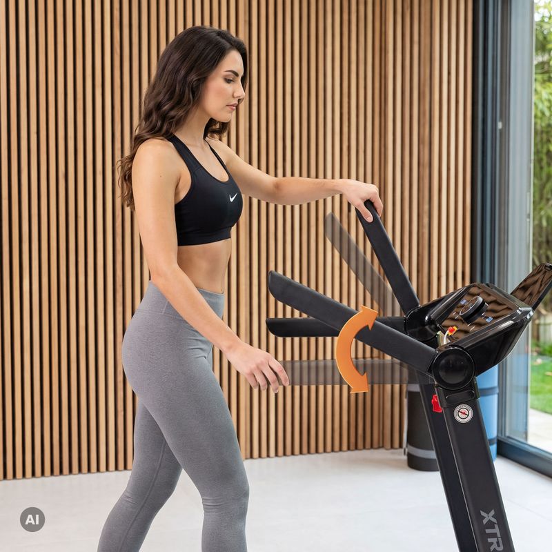 XTREXO TXO-X250-B electric treadmill black 5