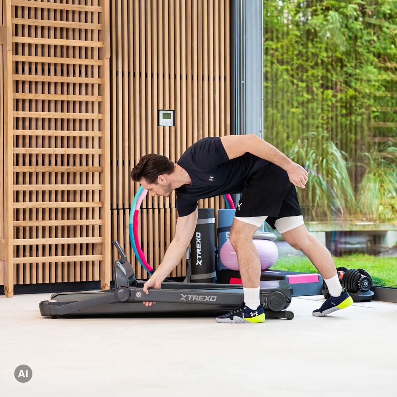 XTREXO TXO-X250-B electric treadmill black 12