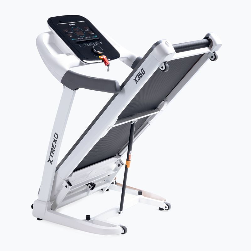 TREXO TXO-X350-W electric treadmill white 5