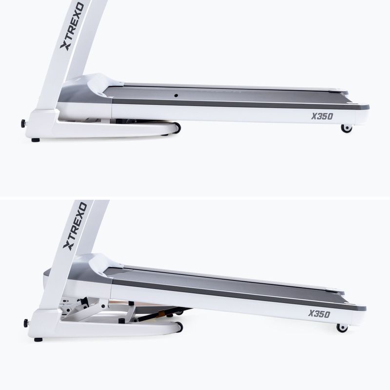 TREXO TXO-X350-W electric treadmill white 14