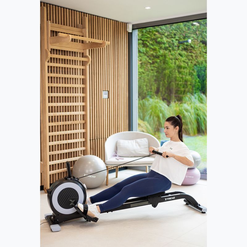 XTREXO TXO-RM200 magnetic rower black 9
