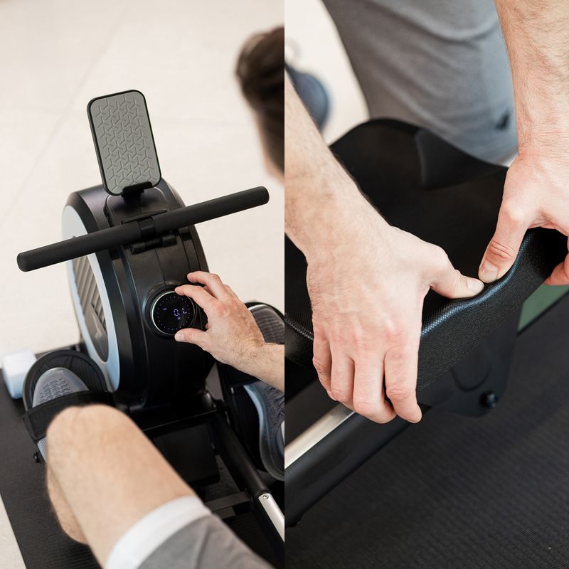 XTREXO TXO-RM200 magnetic rower black 5