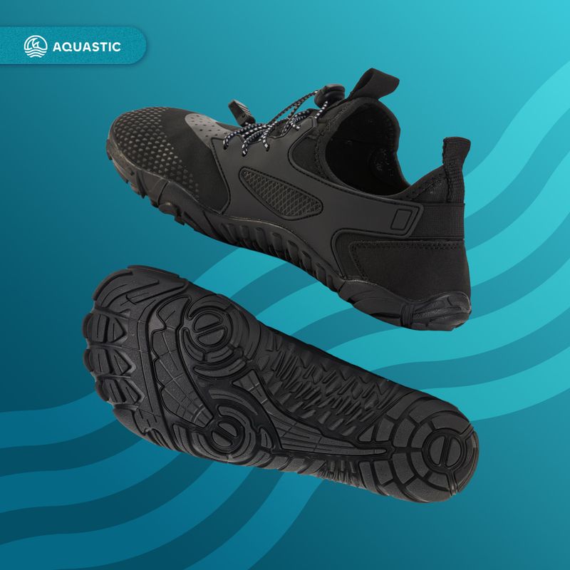 Men's water shoes AQUASTIC Saros black 5